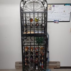 Large Metal Wine Rack