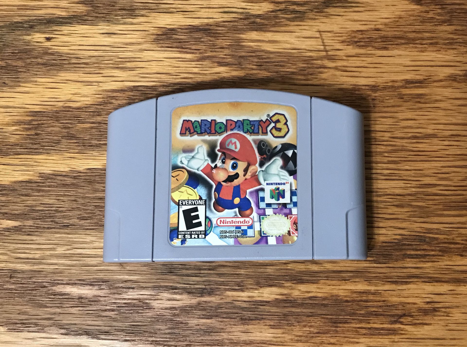 Mario Party 3 for Nintendo 64 video game console system n64 cartridge super bros brothers three