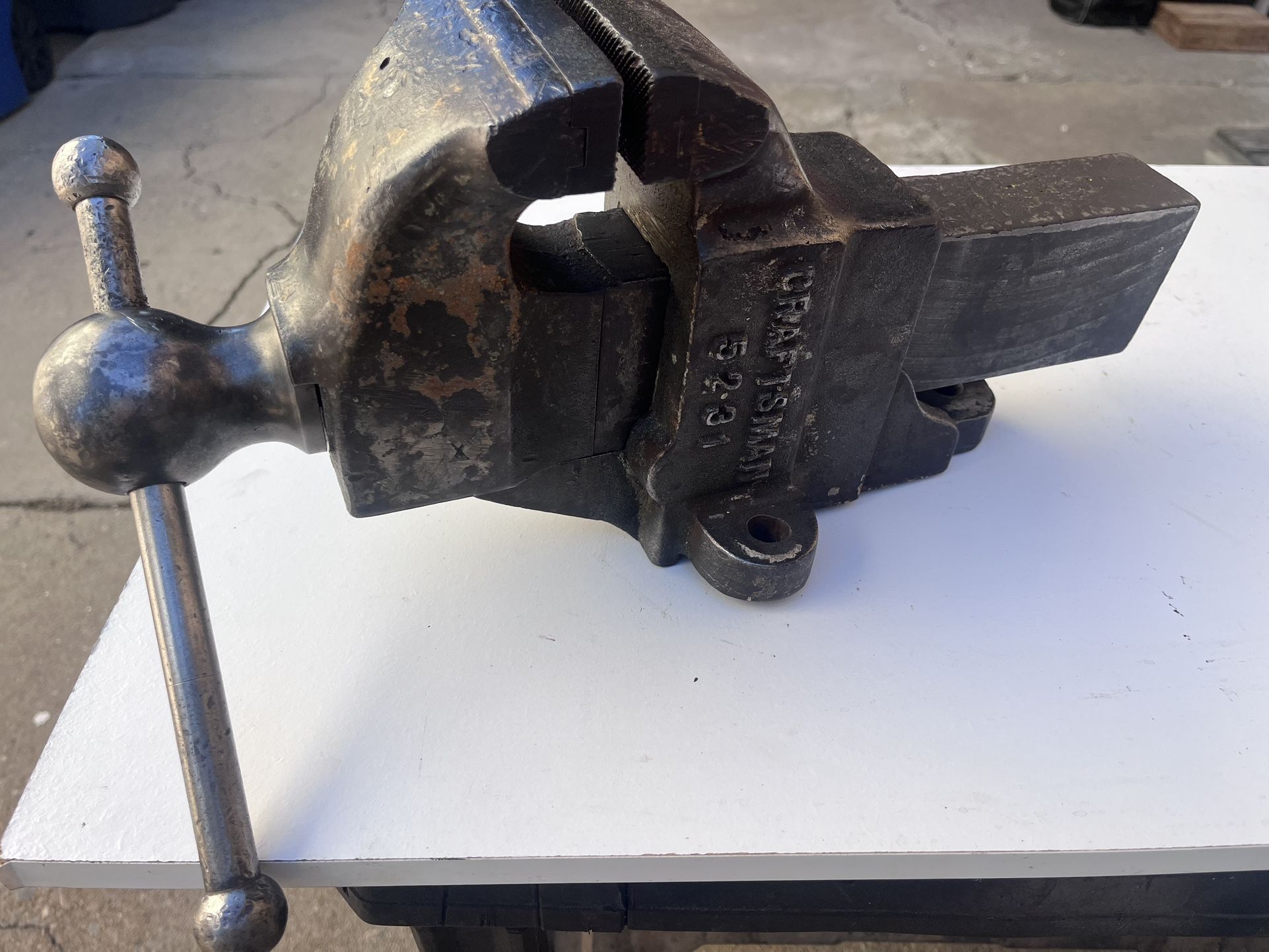 Rare 1930-40 Craftsman Bench Vise5231 USA 4” Jaw 6,1/2