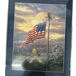 Thomas Kinkade Limited Edition. America’s Pride ; Flags Over America S/N 9/1950