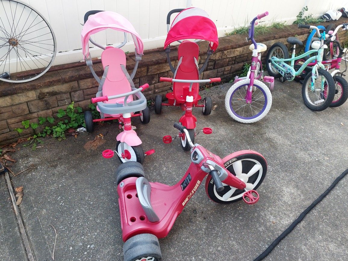 KID'S LEARNER BIKE'S ALL TOGETHER $40 , TAKE ALL 7 OR $10 EACH