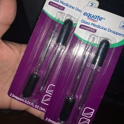 Glass Medicine Droppers