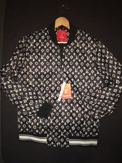 Supreme louis 2025 vuitton jacket black