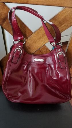 Coach purse. Red leather. Never used.