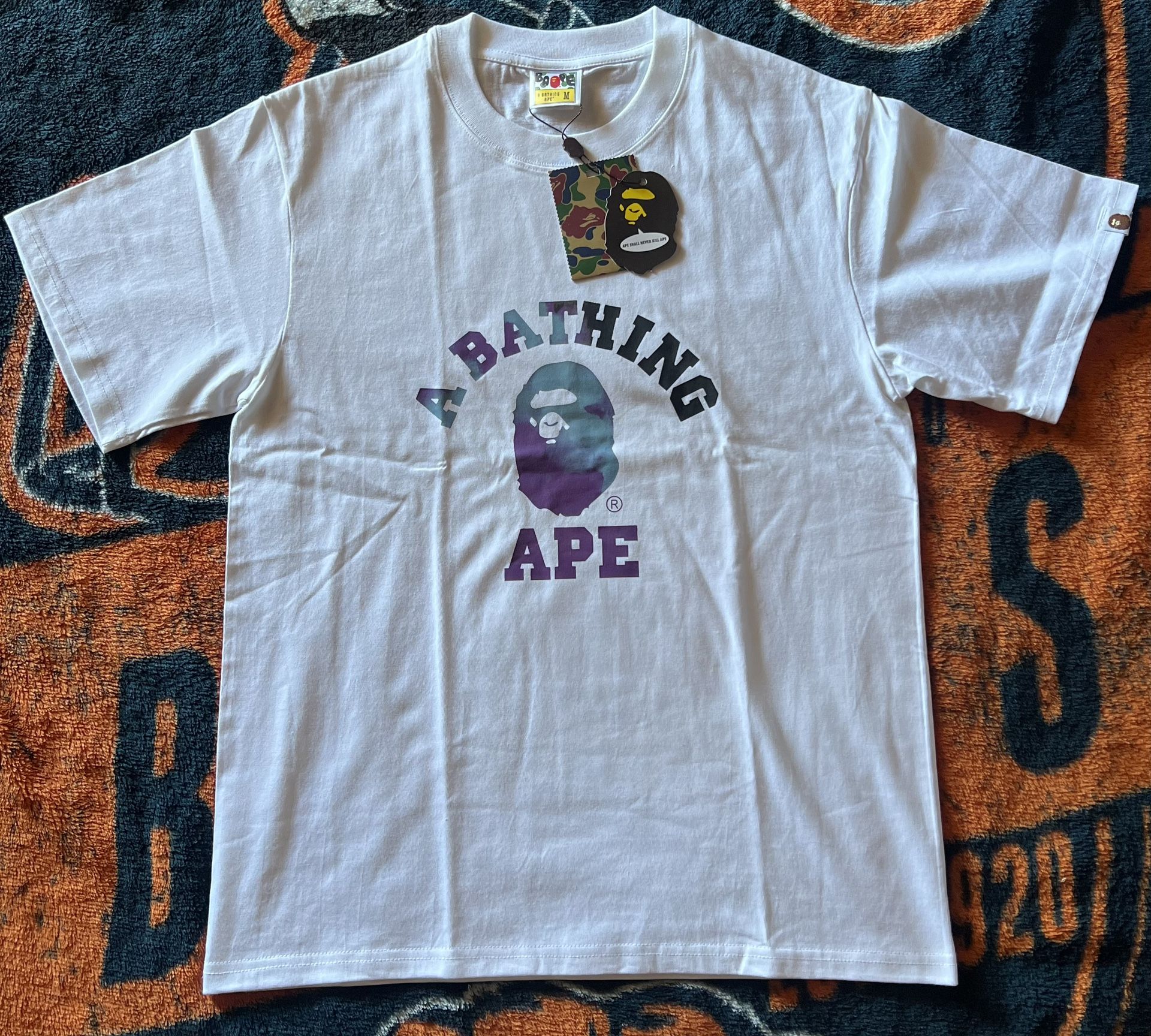 BAPE T Shirt Tye Dye