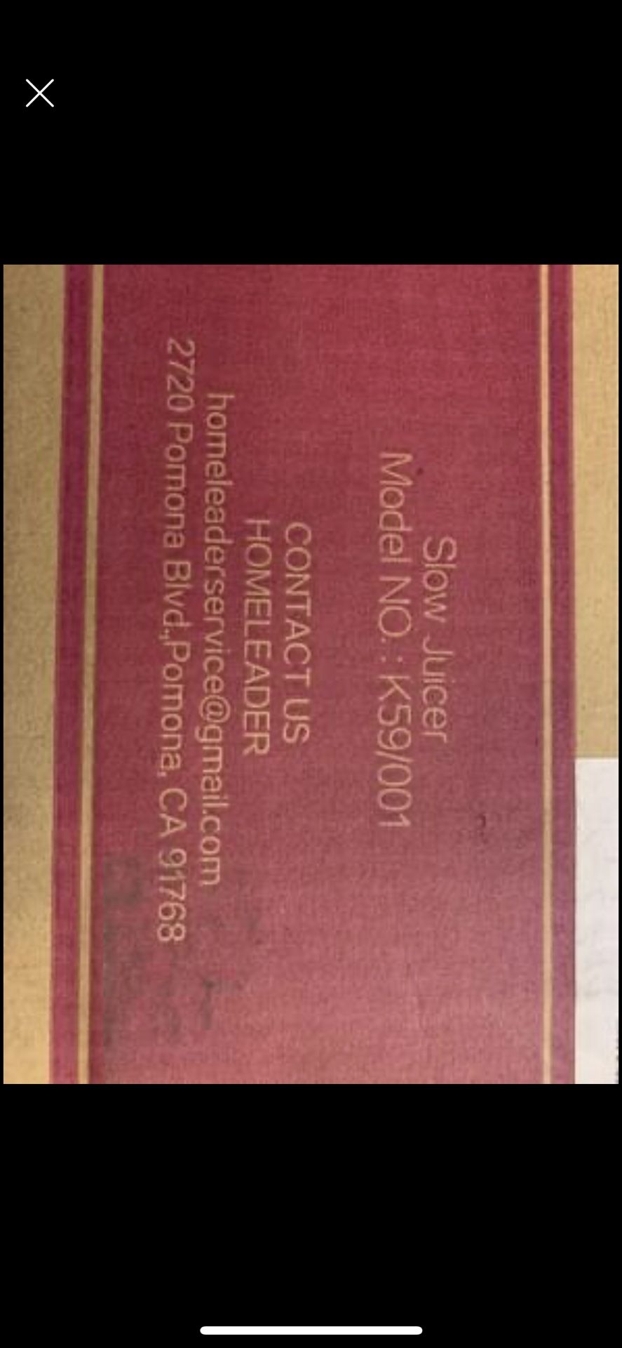 New Whole Slow Masticating Juicer Cold Press Quiet Durable RED for Veggies