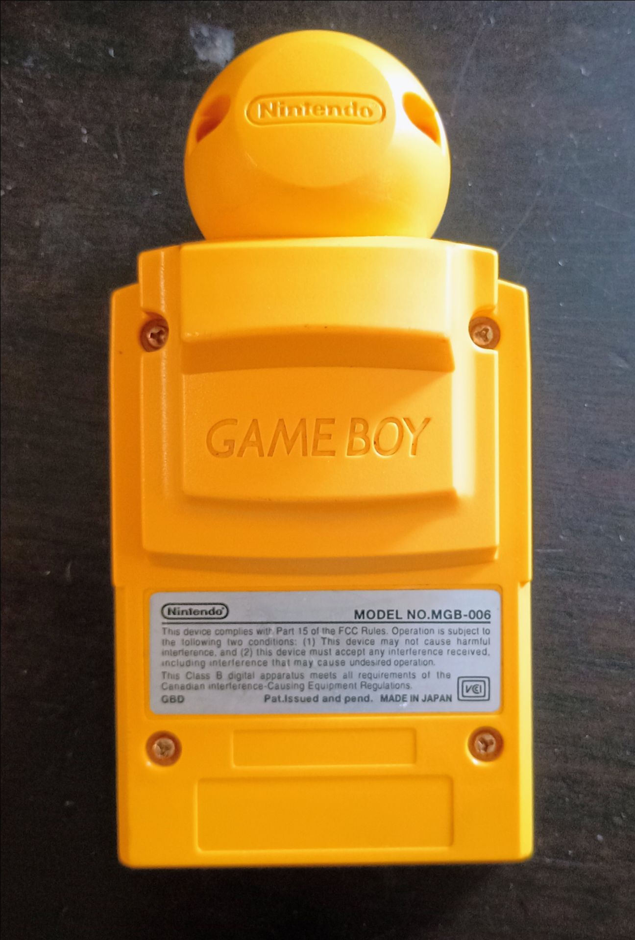 Nintendo Gameboy color camera