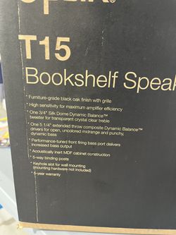 Polk T15 Bookshelf Speaker  Thumbnail