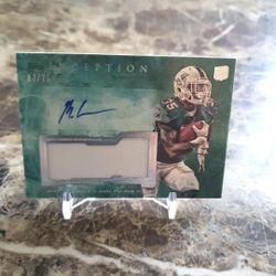Mike Gillislee Autograph And Game-used Card 04/75