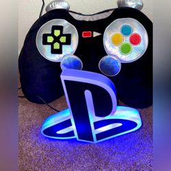 PlayStation PILLOW (new) + LED LIGHT