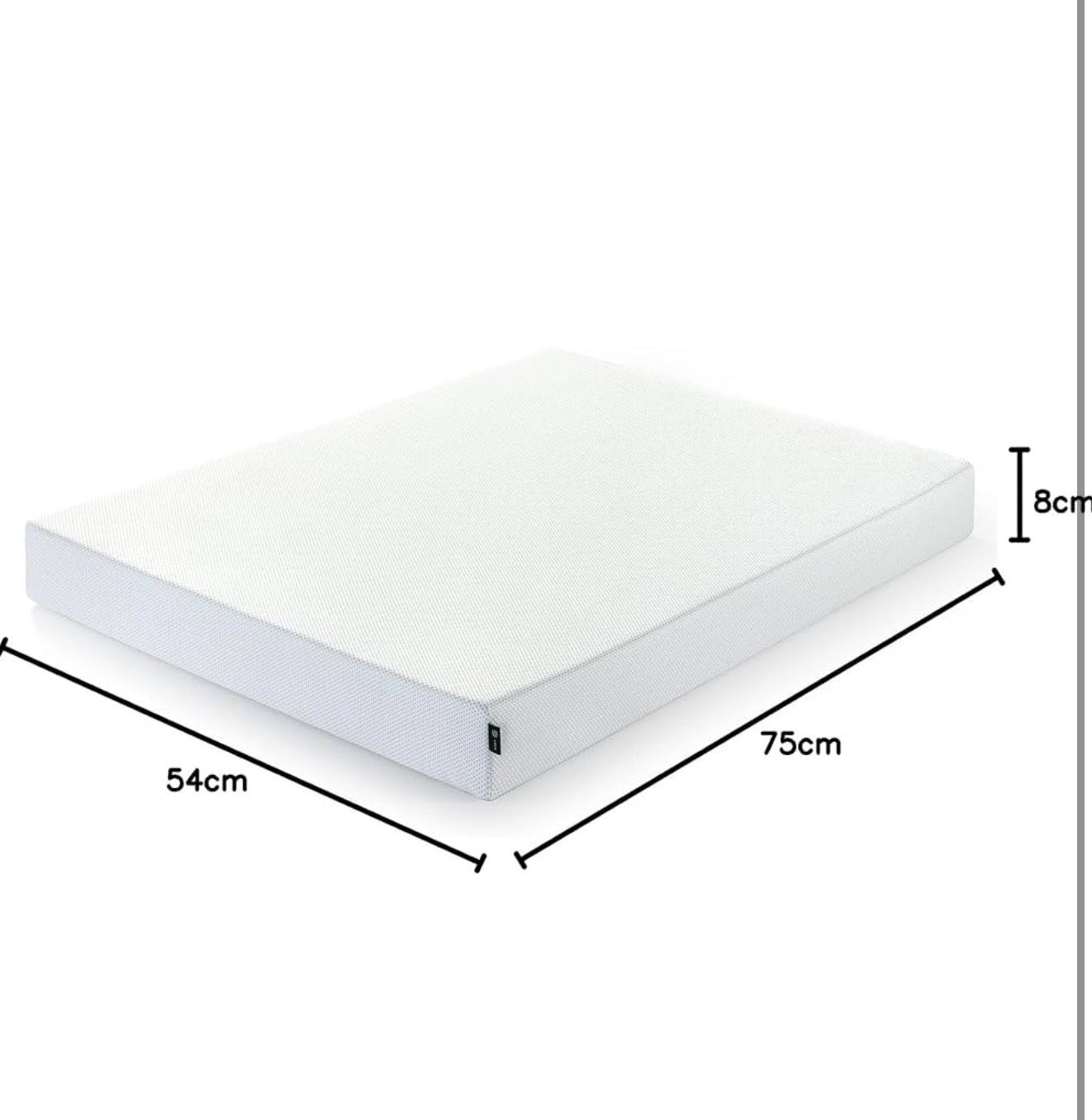 Memory Foam Mattress, Full Size 8 Inch With Bed Frame 