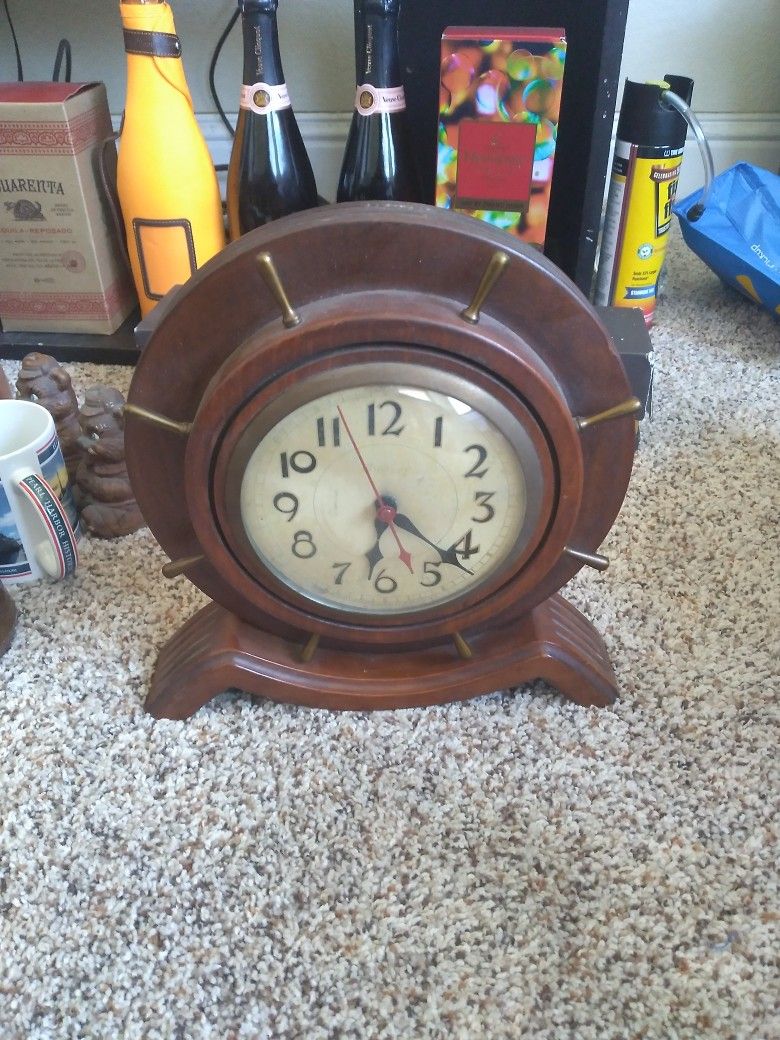 Vintage Nautical Mantle Clock