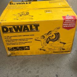 Dewalt 12” Double bevel compound miter saw