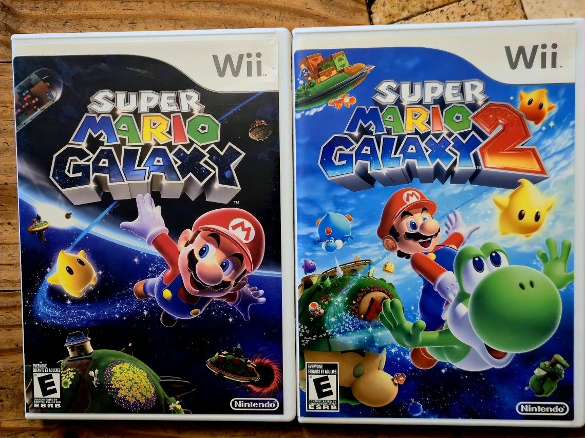 Wii Super Mario Galaxy & Super Mario Galaxy 2. Check My Listings For More Games