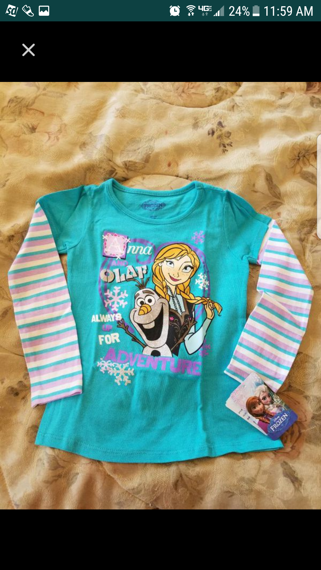 Girls FROZEN Anna & Elsa Shirt