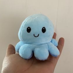 Flip Mood Mini Octopus Keychain 