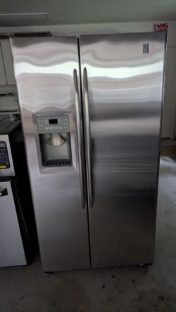 GE Profile stainless steel refrigerator
