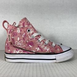 Converse Chuck Taylor All Star Simple Step Size 8 Kids Shoes Pink White Green
