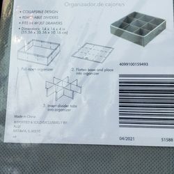 Huntington Home  Easy Drawer Organizer  Brand New