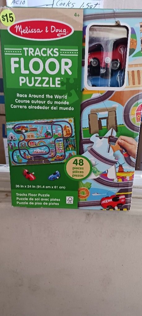 Melissa And Doug Tracks Floor Puzzle