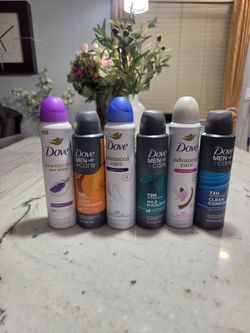 Dove spray deodorant $5 each