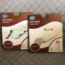Set Of Two - Snowman And Candy Cane Make ‘n Molds