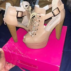 Platform Tan Heel