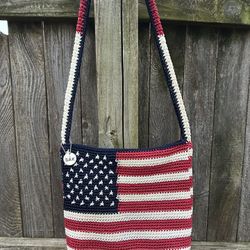 The SAK Original Americana Crossbody Crochet Bag/Purse