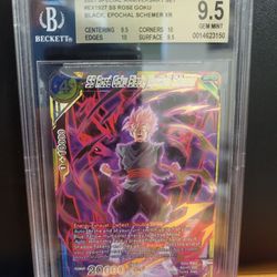 Gem Mint Dragon Ball Super Black Goku Rose Card