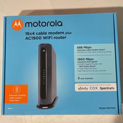 Motorola Cable Modem Plus AC1900 WiFi Router