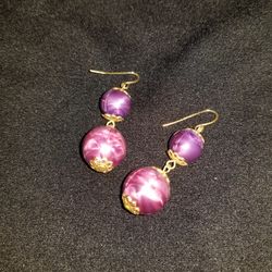 Pink earrings 