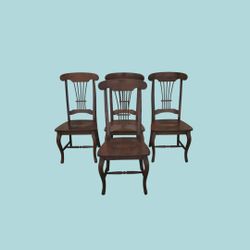 Set of 4 dinning chairs