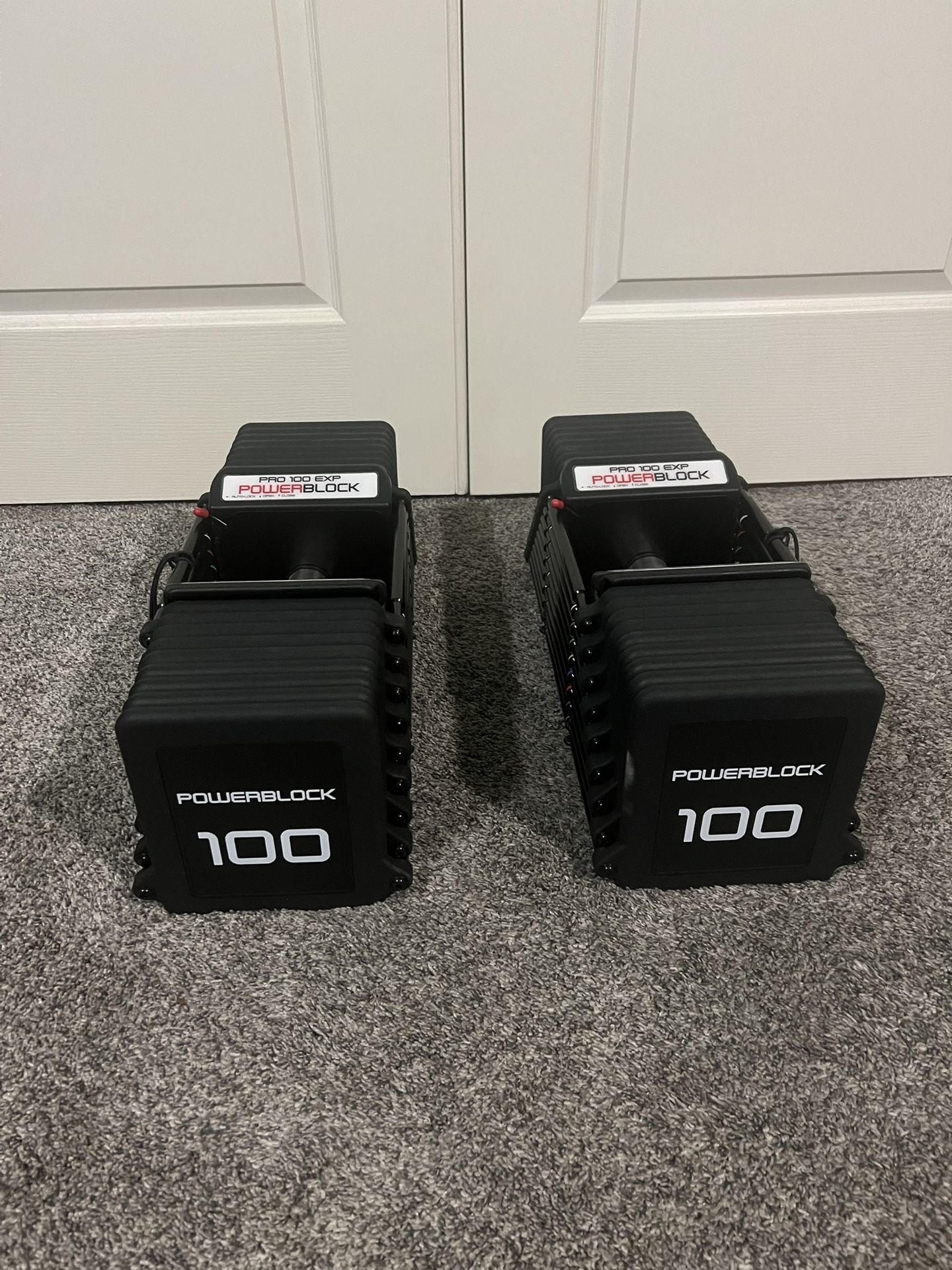 New Powerblock Pro 100 EXP Adjustable Dumbbells 