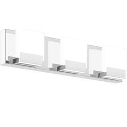 SOLFART Modern Led Vanity Light Fixtures for Bathroom Above Mirror Modern Lighting Fixtures 3 Lights