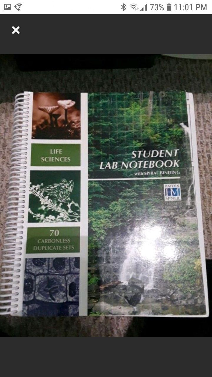 Student Lab Notebook - 45 Sets Left