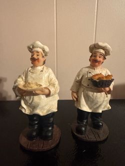 Set Of Vintage Greenbrier 5.5-6” CHEF Figurines