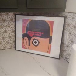 A Clockwork Orange 1995 "Radio Days" Print Framed Vintage Poster Print 20x17