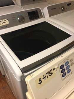 Samsung washer and dryer set/one year warranty/ delivery and installation are available