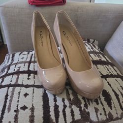 4in Stilletos Tan Size 9