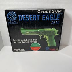 CyberGun Desert Eagle .50AE Pistol Light Gun Playstation PS2 PS1 With Box