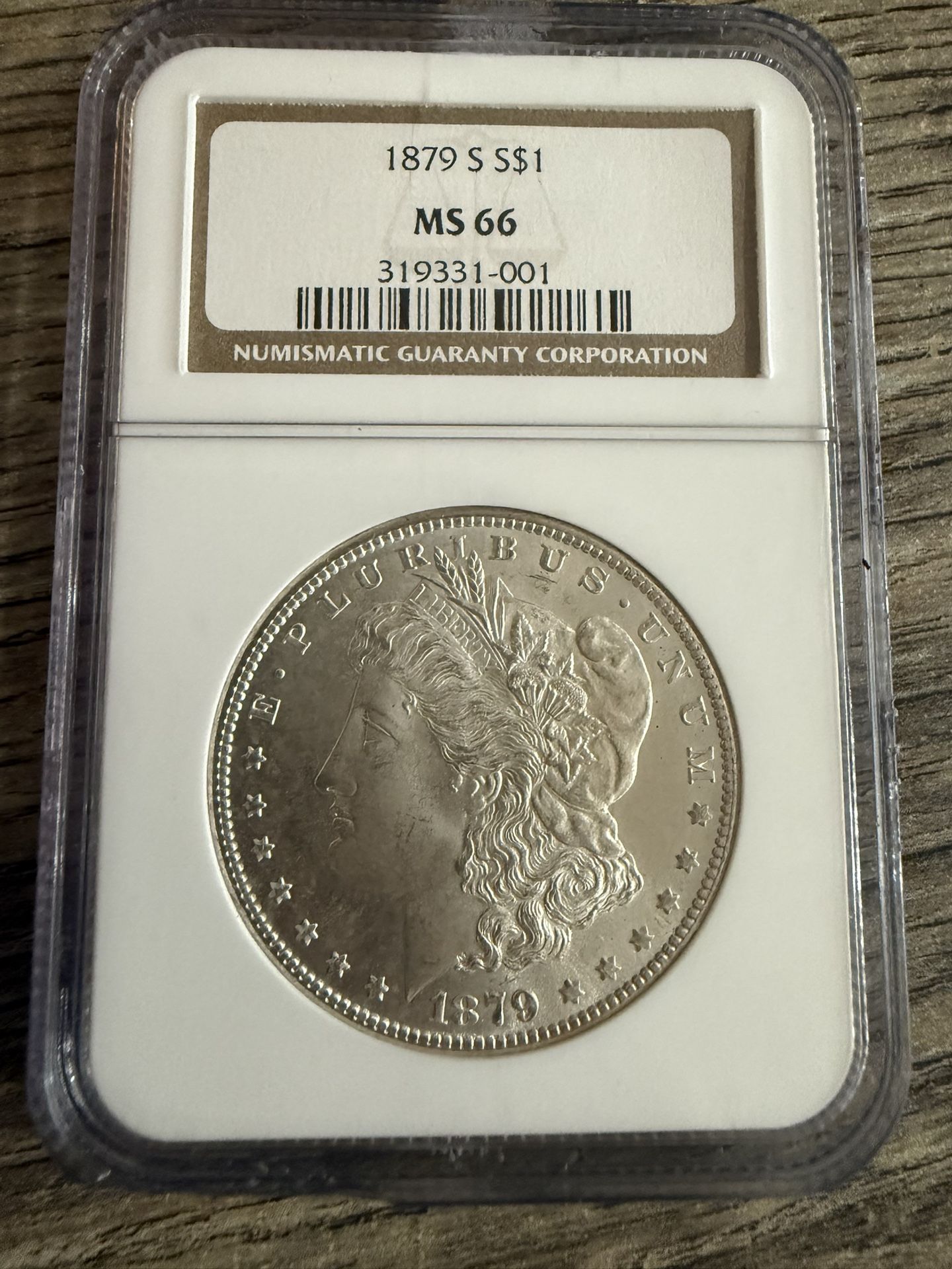 1879 S Morgan Silver Dollar MS66 NGC