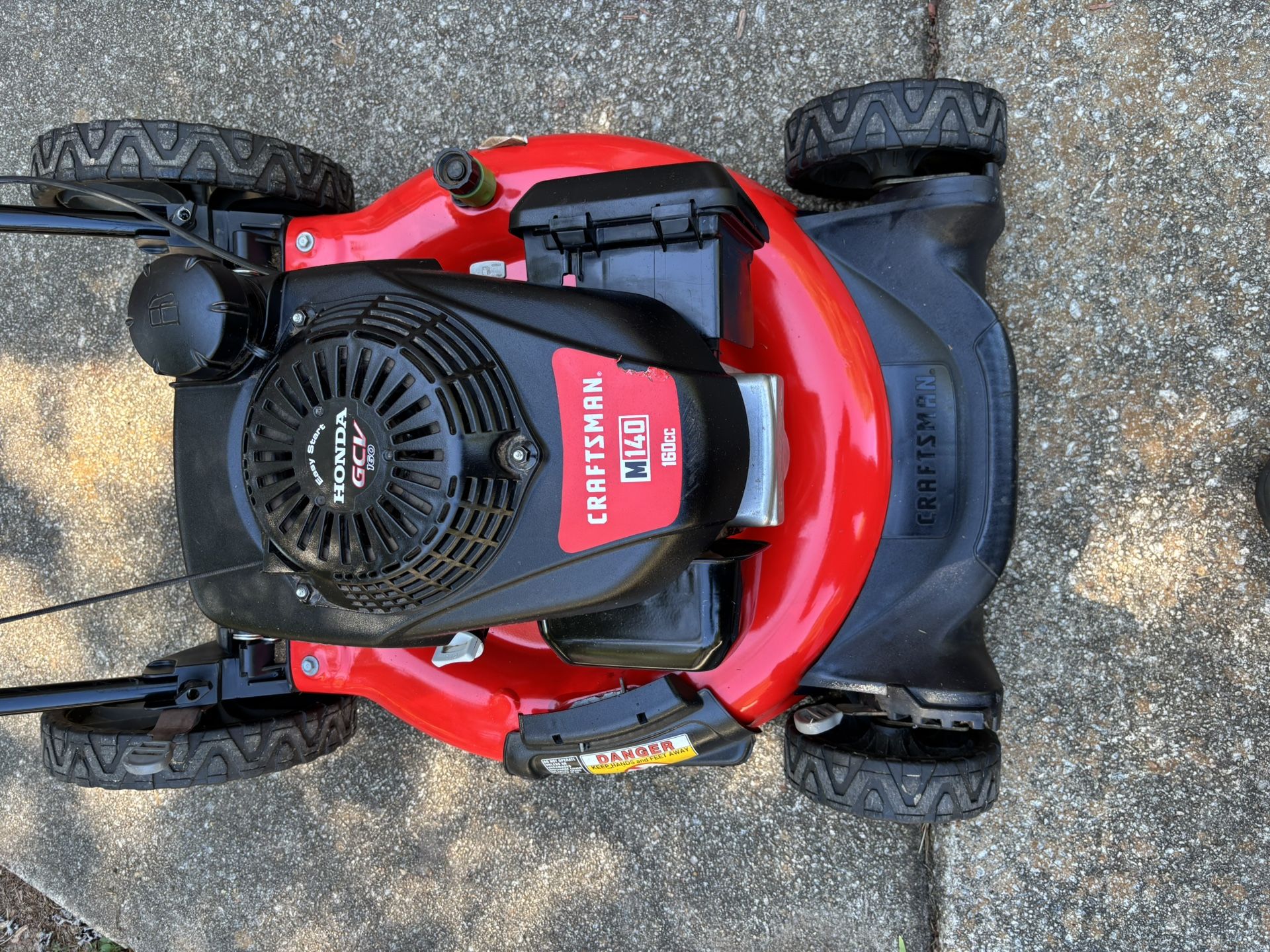 Honda  GCV 160  Craftsman. M140   Push Lawn Mower 