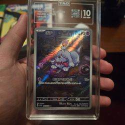 Greavard Japanese Pokemon Card TAG Graded 10 Gem Mint