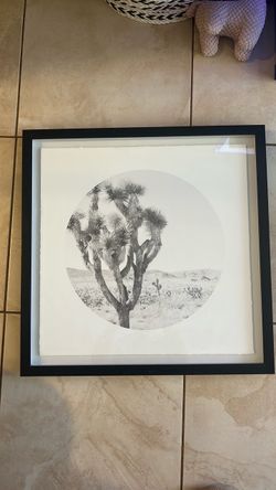 Framed Art Print “Desert Cacti”
