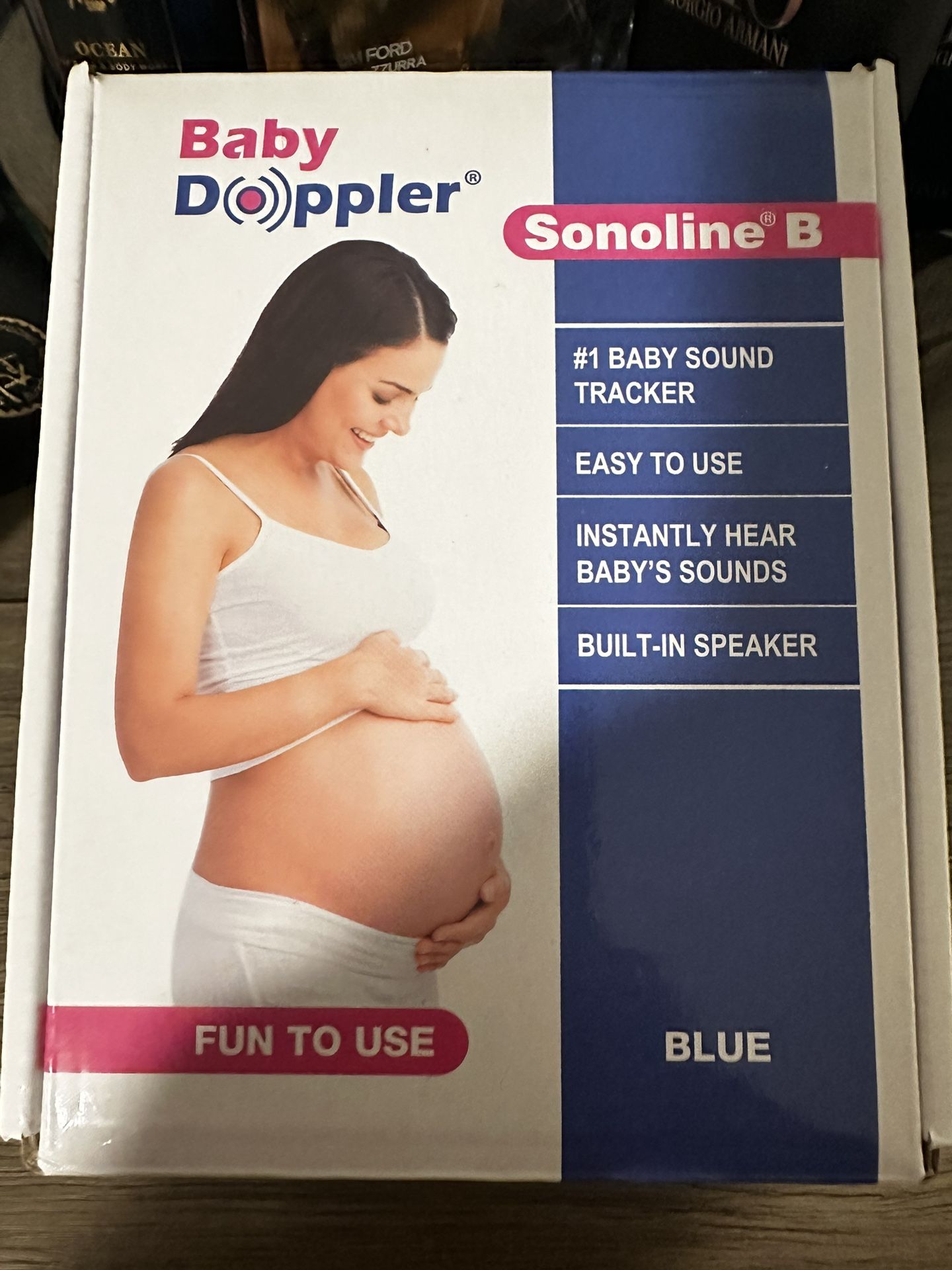 Sonoline B Baby Doppler Heart Monitor Manual Ultrasound Blue
