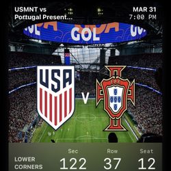 USA VS PORTUGAL Men’s National Soccer Team