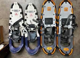 2 Pairs of Premium Snowshoes - Tubbs & Yukon Charlie’s