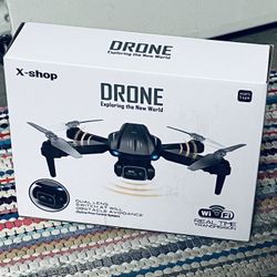 Brand new Drone with REAL WIFI TRANSMISSION Camera 1080P HD, FPV Drones with 2 Batteries,