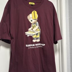 Brand New Market Random Workshop Bear Tshirt. Size XL
