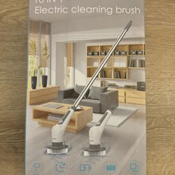 Electric Spin Scrubber, 10 in 1 Airpher Cordless Cleaning Brush IPX8 with 9 Replaceable Brush Heads and 4 Tier Removable Handle, Power Shower Scrubber